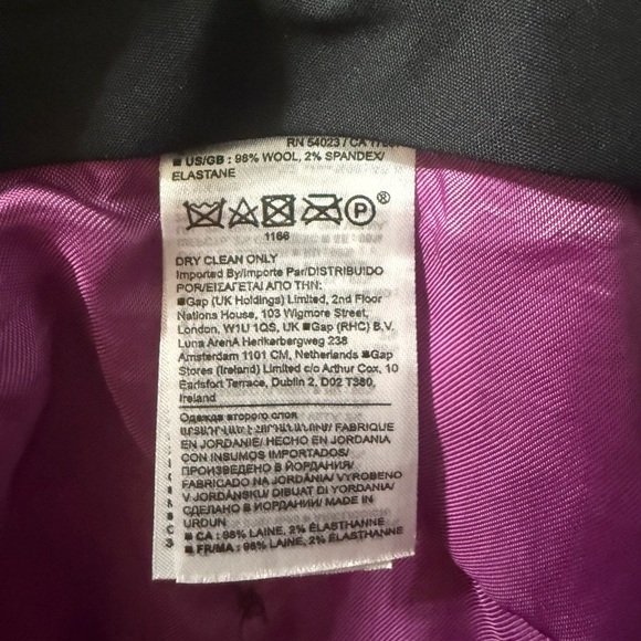 Banana Republic Siena Straight Italian Wool Pants - Marzotto Mill - Orchid - EUC - Picture 10 of 16